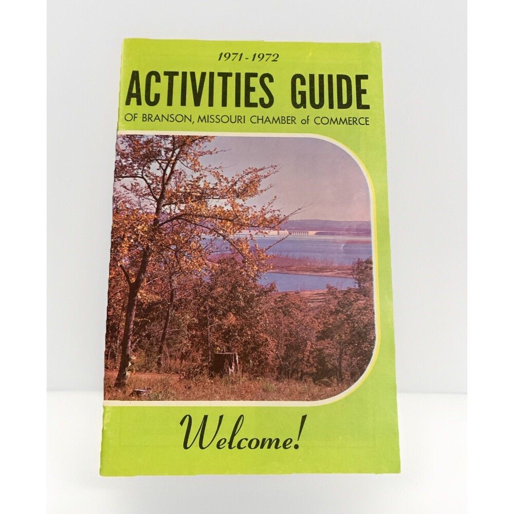 1971-1972 Vintage Branson, Missouri Chamber of Commerce Activities Guide